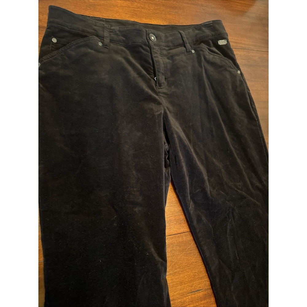Ruff Hewn Black Corduroy‎ Bootcut Pants Women's Size 12 - Picture 2 of 8